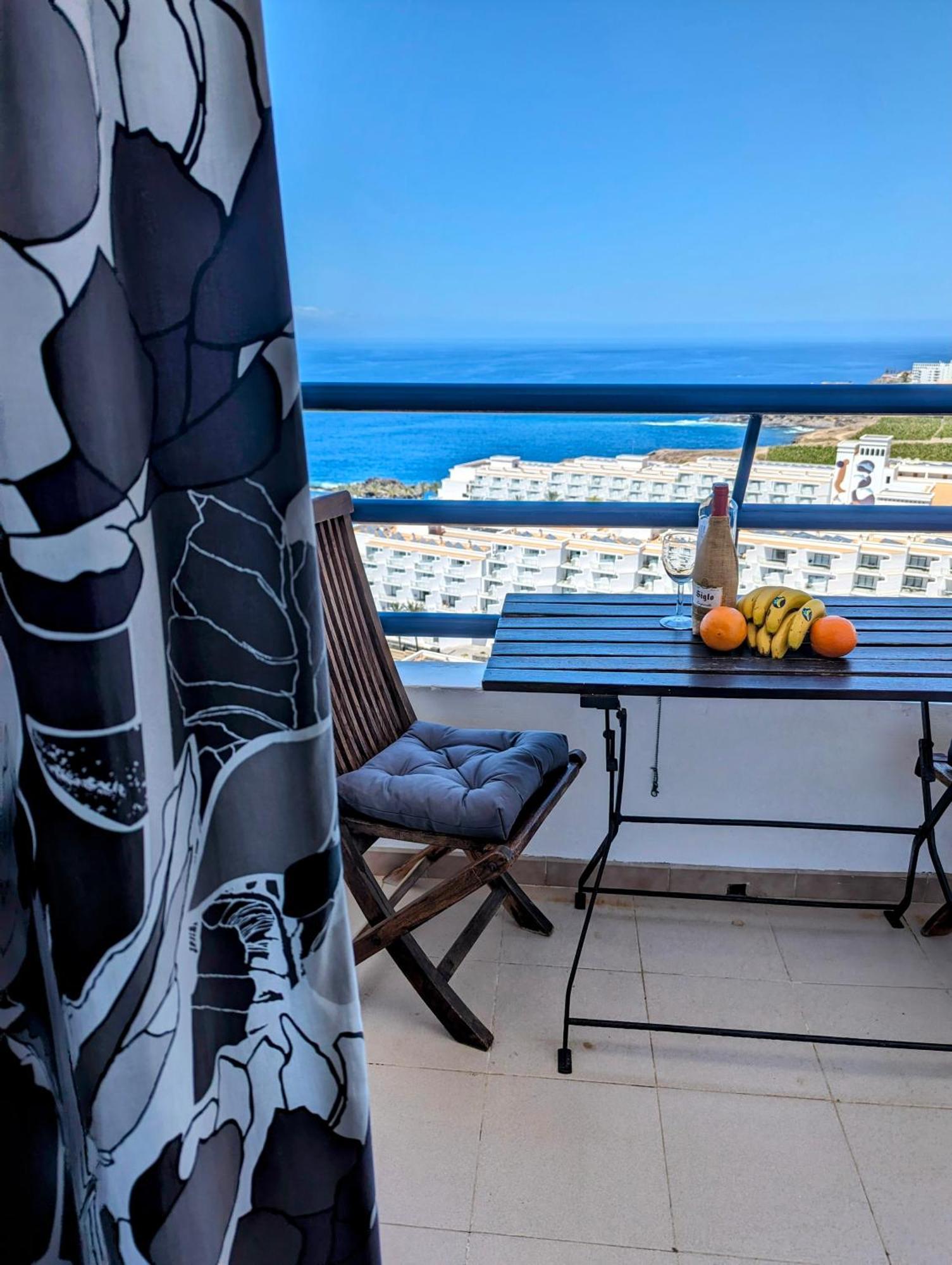 Studio Playa Paraiso Tenerife - Ocean View And Internet Wifi Optical Fiber - For Rent Kültér fotó