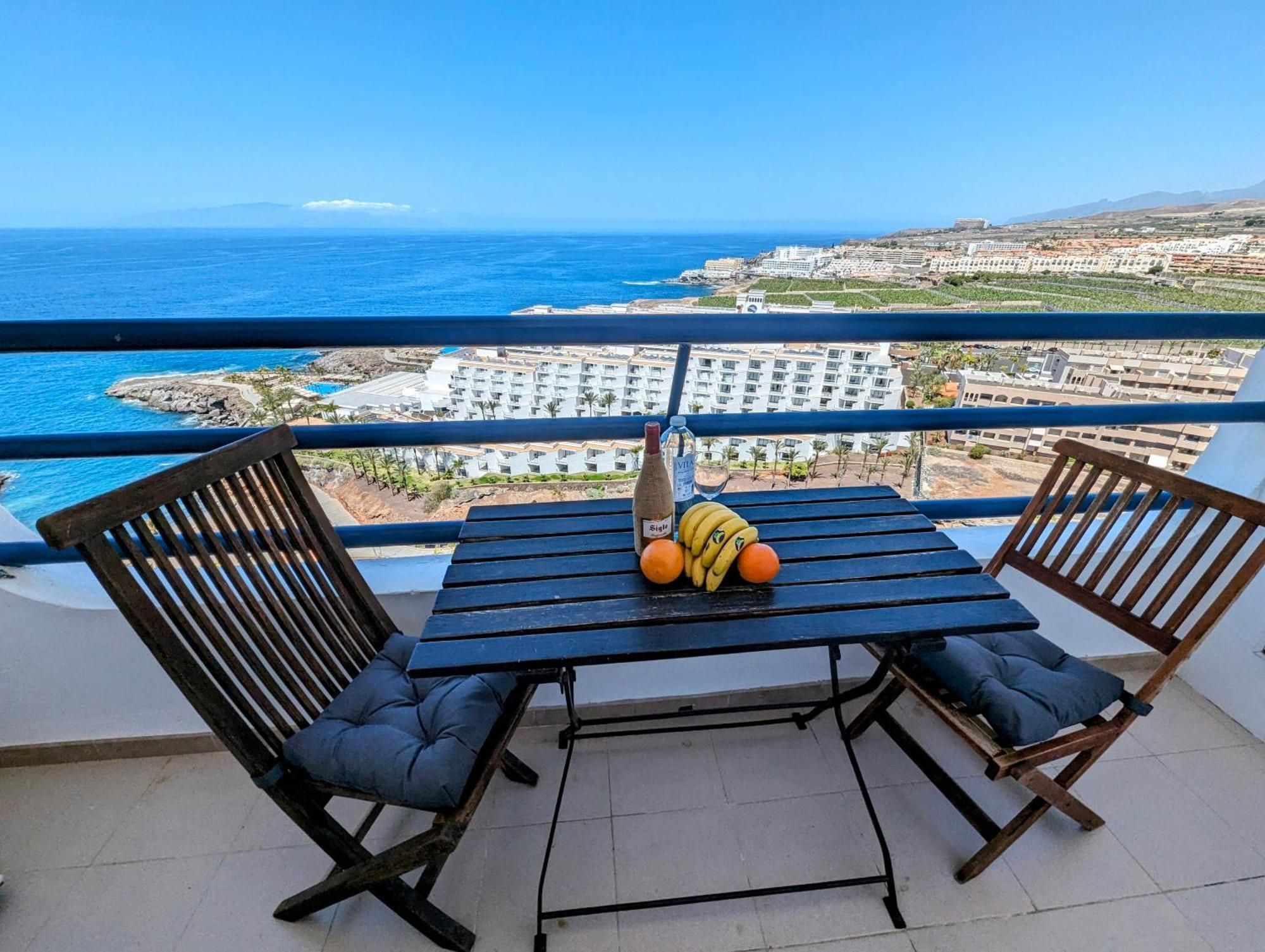Studio Playa Paraiso Tenerife - Ocean View And Internet Wifi Optical Fiber - For Rent Kültér fotó